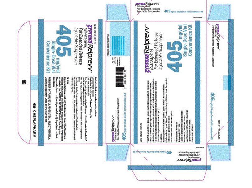 Zyprexa Relprevv 405mg 1 vial, extended-release suspension for injection
